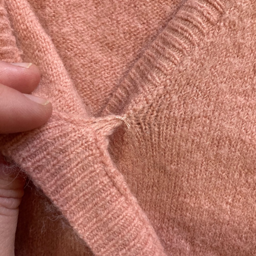 Madewell V-Neck Wrap Sweater - Picture 8 of 10